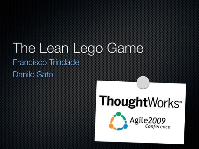 Lean Lego Game